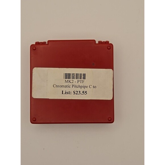 Vintage Chromatic Pitch Pipe Instrument The Master Key WM Kratt Co A-440 13 Keys - Picture 2 of 4